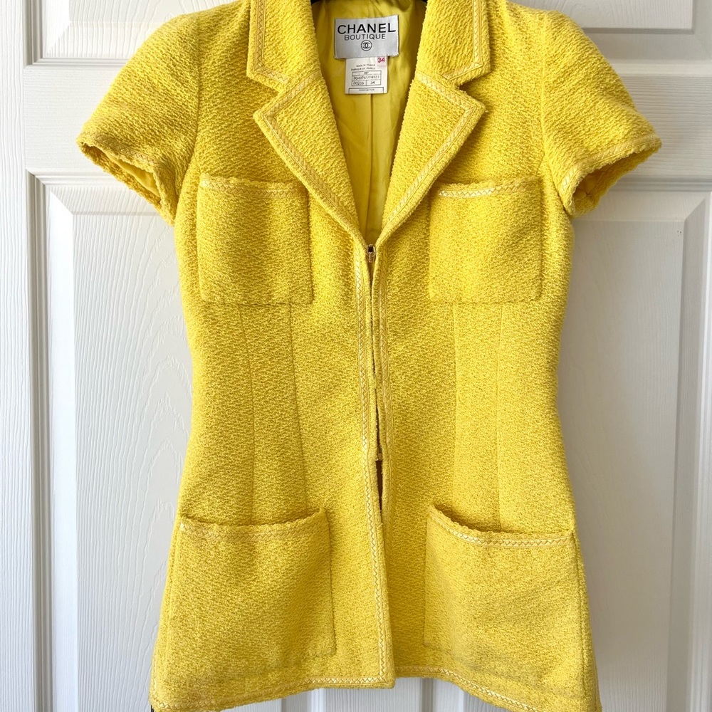 Chanel 95P Short Sleeve Jacket size34